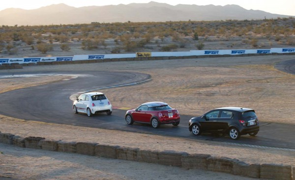 Chevrolet Sonic LTZ vs. Mini Cooper S Coupe vs. Fiat 500 Abarth