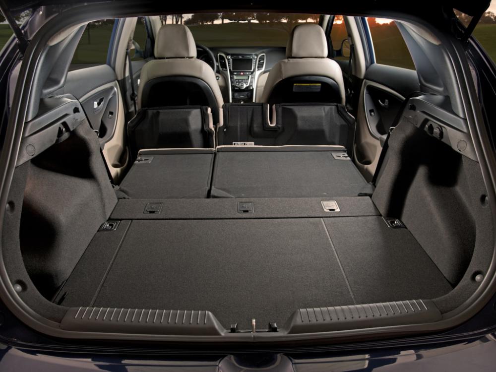 Складывающиеся сиденья 2013–15 Hyundai Elantra GT (GD)
