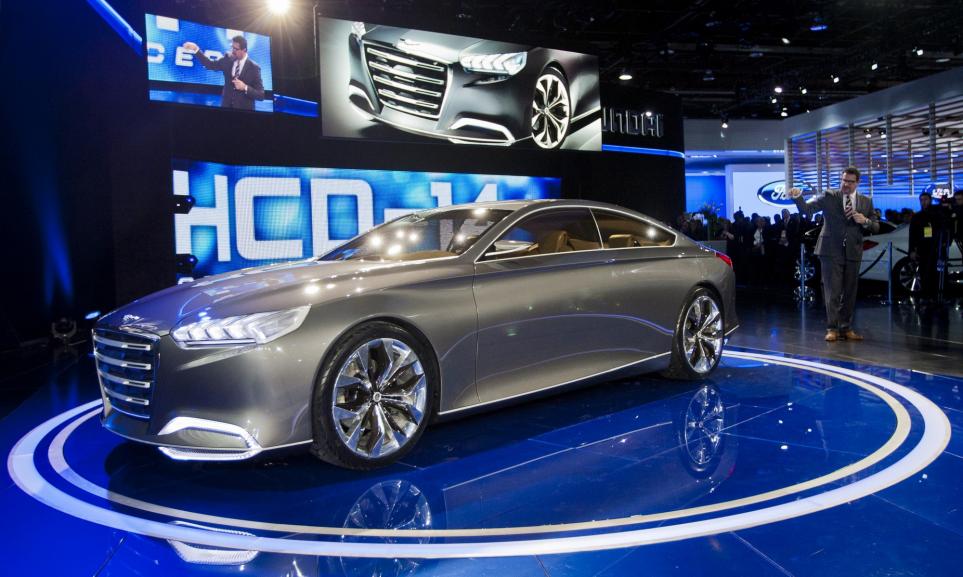 Концепт Hyundai Genesis HCD-14 на Детройтском автошоу 2013