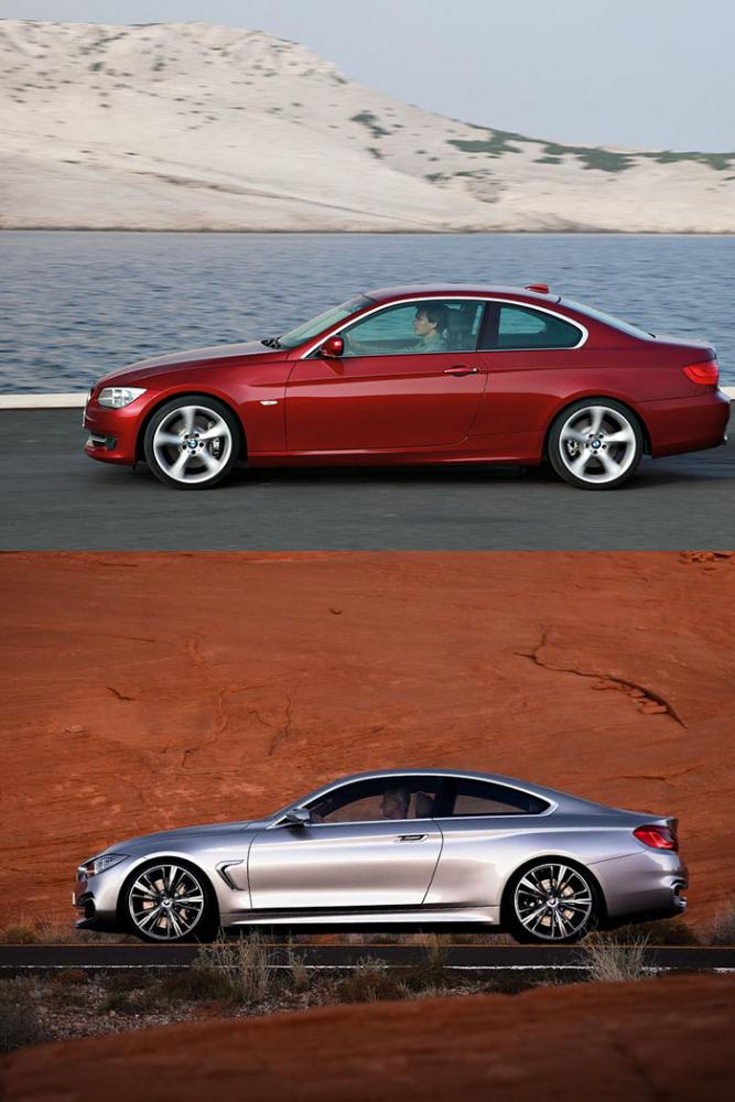 купе BMW 3 серии и BMW 4 серии