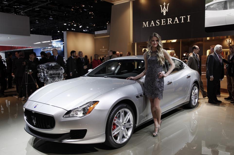 Maserati Quattroporte на Детройтском автошоу 2013