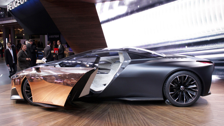 Peugeot Onyx Concept сбоку