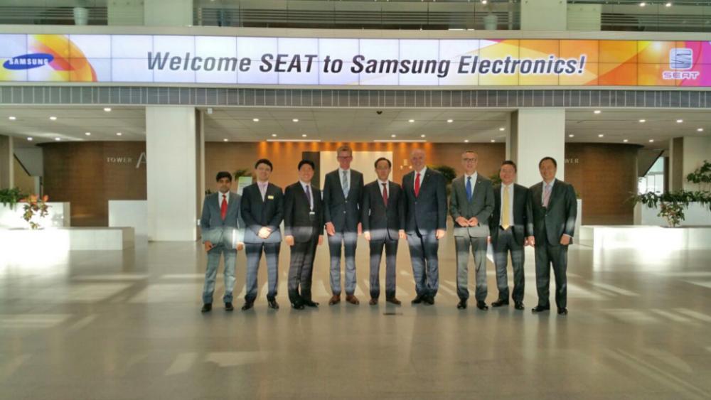 сотрудничество Samsung и Seat