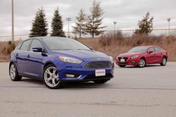 2015 года Mazda3 и Ford Focus